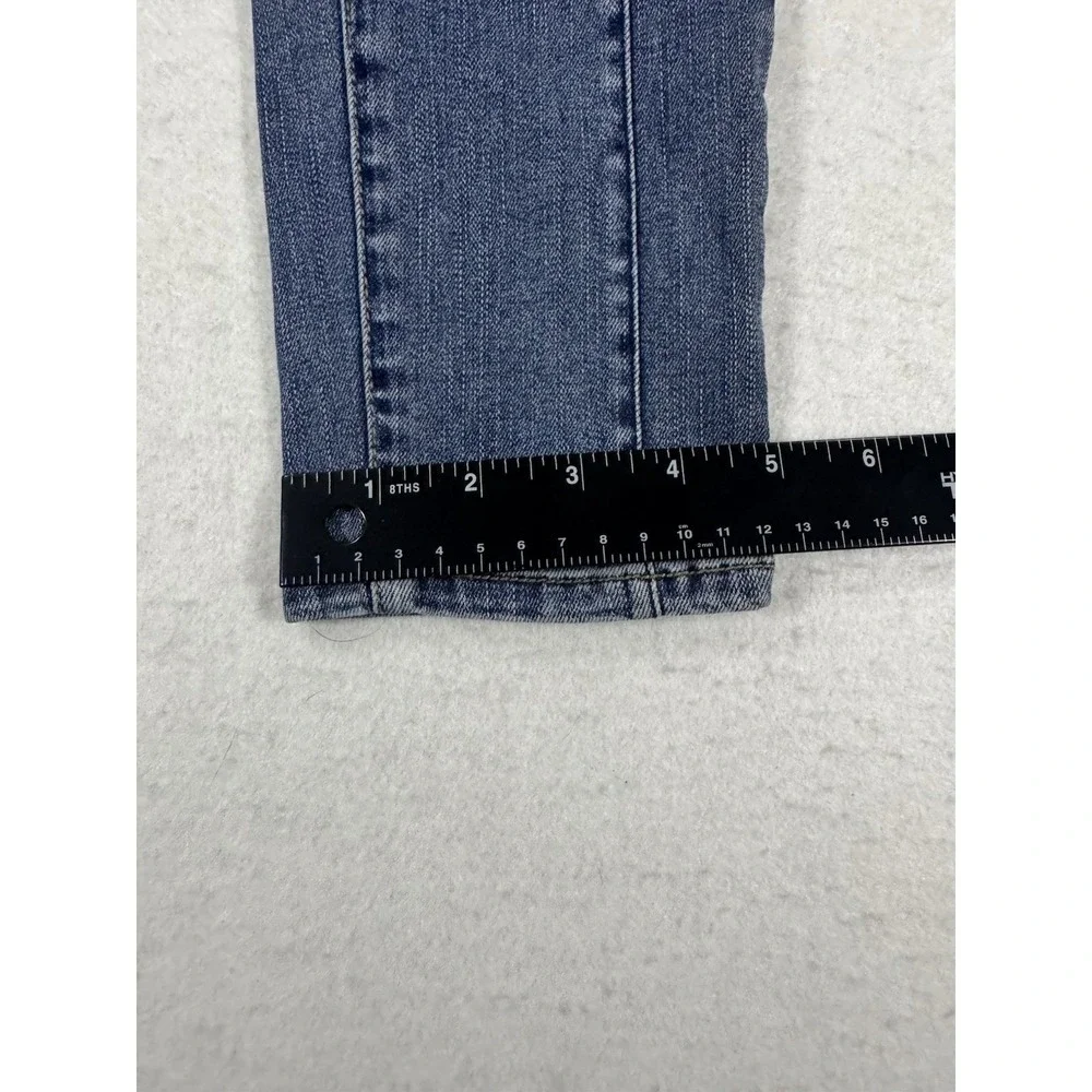 American Eagle Jegging Ankle Jeans Women's Size 2 Super Stretch Moto Zipper - Picture 14 of 14